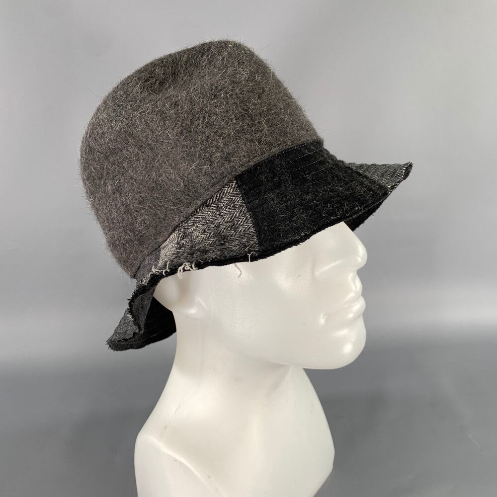 ALBERTUS SWANEPOEL Grey Navy Felt Hats